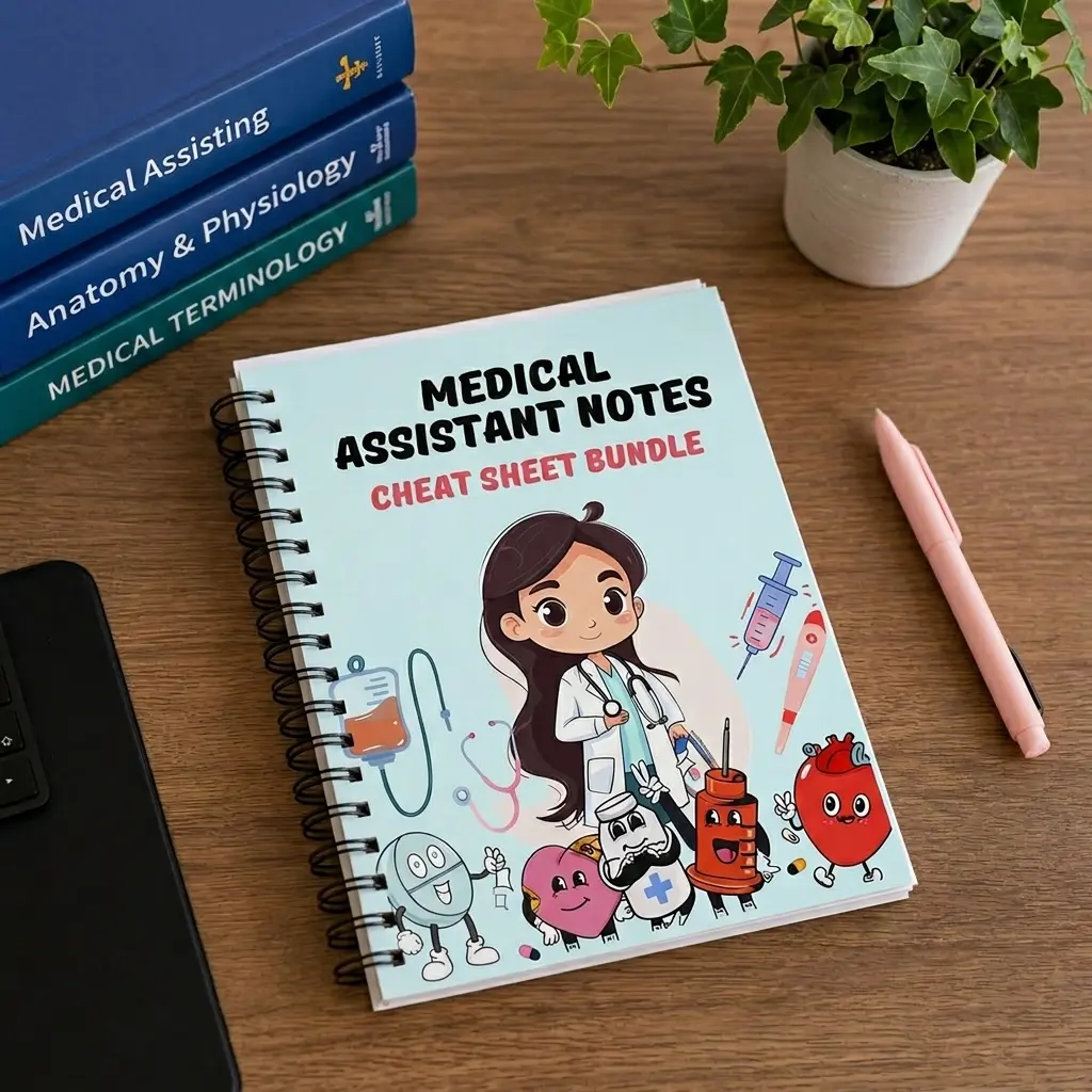 Book medical Assistant Study Companion – Simple Reference Notes for Students and New Learners