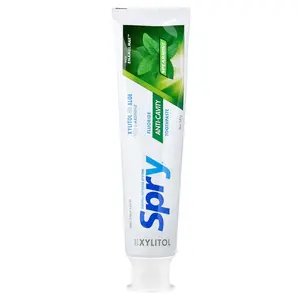 Xlear Spry® Toothpaste, Anti-Cavity with Fluoride, Spearmint, 5 oz (141 g)