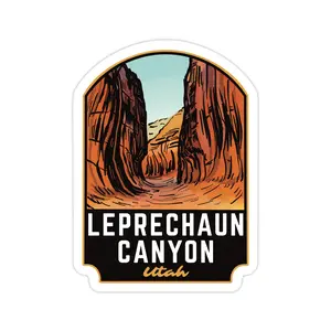Leprechaun Canyon Utah - Vinyl Sticker