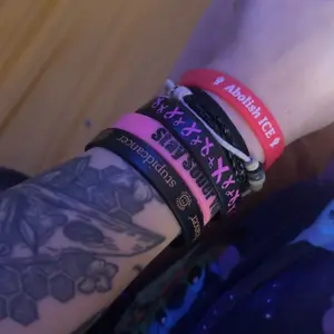 Abolish ICE - No Human Being Is Illegal Wristband Awareness, Activist