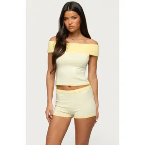 Edikted Women's Camil Striped Knit Top