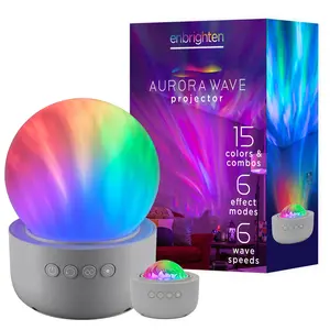 Enbrighten Aurora Galaxy Projector LED Tabletop Night Light with Globe Cover
