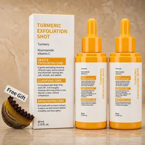(2pcs) Kojic Acid & Turmeric Body Exfoliating Serum for Strawberry Legs | Deep Exfoliation Nourishing Essence to Remove Dead Skin Cells & Fade Dark Spots