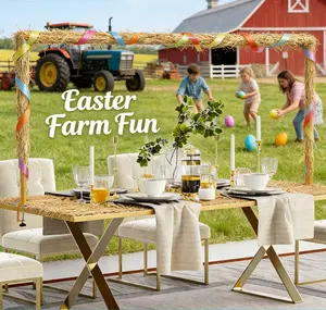 Adjustable Heavy Duty Backdrop Stand Kit Putros Over The Table Rod Stand with Clamps Black 13"-42'' Tall 29"-98" Length Adjustable Metal Table Arch Hanging Rod Stand for Party Wedding Anniversary Christmas Decoration  Banners