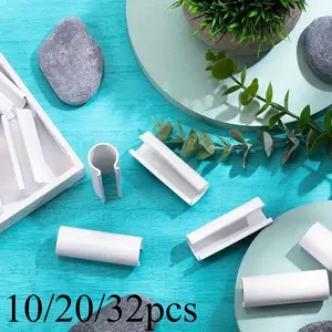 10/20/32 pieces of PVC pipe clamps, greenhouse clamps, greenhouse accessories, plastic pressure film clamps, greenhouse films, sunshade nets, fixing clamps
