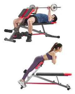 VEVOR Roman Chair Back Extension Hyperextension Bench Multi-Function Adjustable Gym