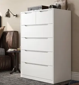 Raybee Furniture 5/6/10 Drawer Dresser for Bedroom, Wide Chest of Drawers, Wood Storage Dresser for Bedroom, Closet, Hallway