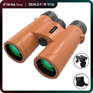 12x50 High Powered Binoculars for Adults, 23mm Large Eyepieces, BAK4 Prism, Waterproof, Lightweight, High Definition UHD Clarity for Bird Watching, Hiking, High Definition Binoculars
