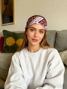 Paisley Elastic Hairband, Vintage Bohemian Pattern Headband, Three Color Options, Daily Women's Hair Accessory