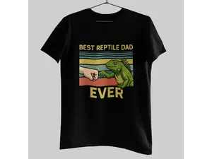 Best Reptile Dad Ever Shirt Iguana Lover Gift Lizard Pet Owner Tee