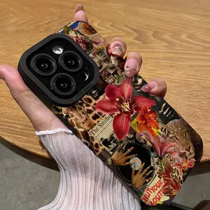 Butterfly Leopard Print Shockproof Ultra-Thin Phone Case for iPhone 17/16/15/14/13/12/11/plus/pro Max, Dust-Proof Gift Idea