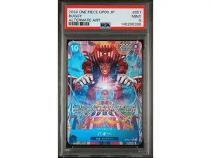 2024 One Piece Emperors In the New World Alternate Art Buggy #OP09051 PSA 9