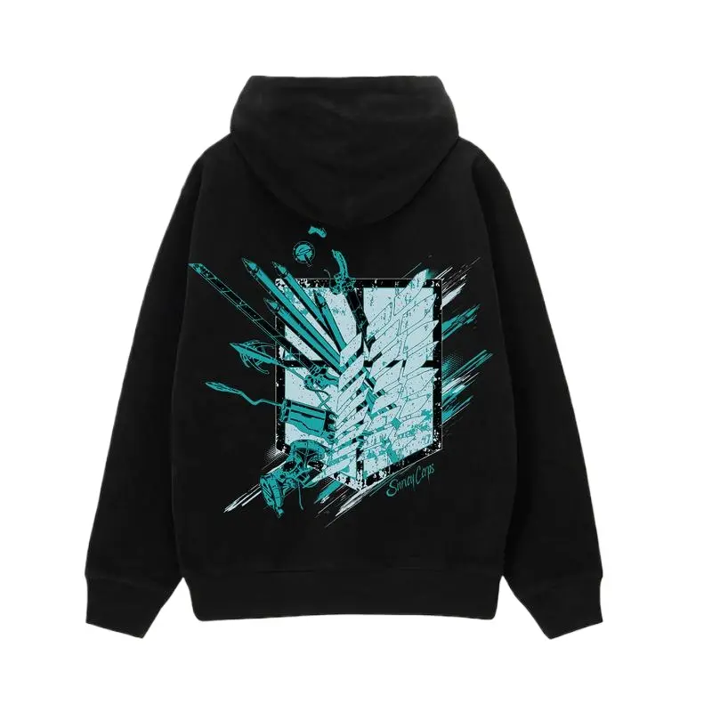 Attack On Titan Hooded Sweatshirt Scout Regiment Leader Hoodie Anime Graphic Design Top Comfortable Unisex Tees