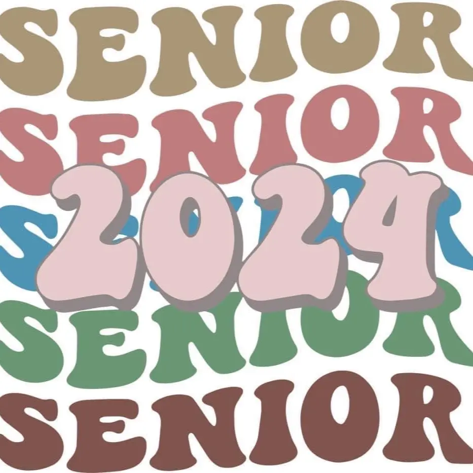 Pack of 5 sublimation Prints For 2024 Senior printed ASub paper