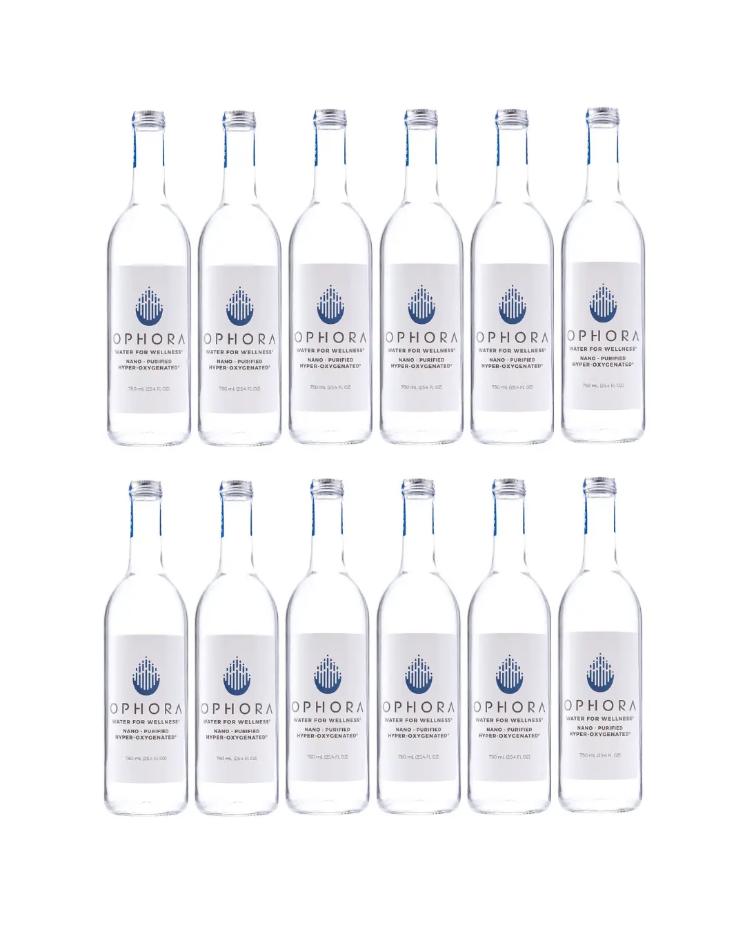 750ml OPHORA Water : Hyper-Oxygenated, Re-Structured, Re-Mineralized