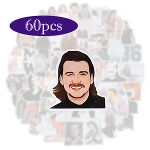 60pcs Morgan Stickers Merch, Countey Music Merch Vinyl, Waterproof Decorations for Phone Cases Bottles Skateboards Laptops Notebooks Backpacks Luggage Suitcases Bicycle Guitar Furniture Decor Classroom Craft Decal Gifts for Fans