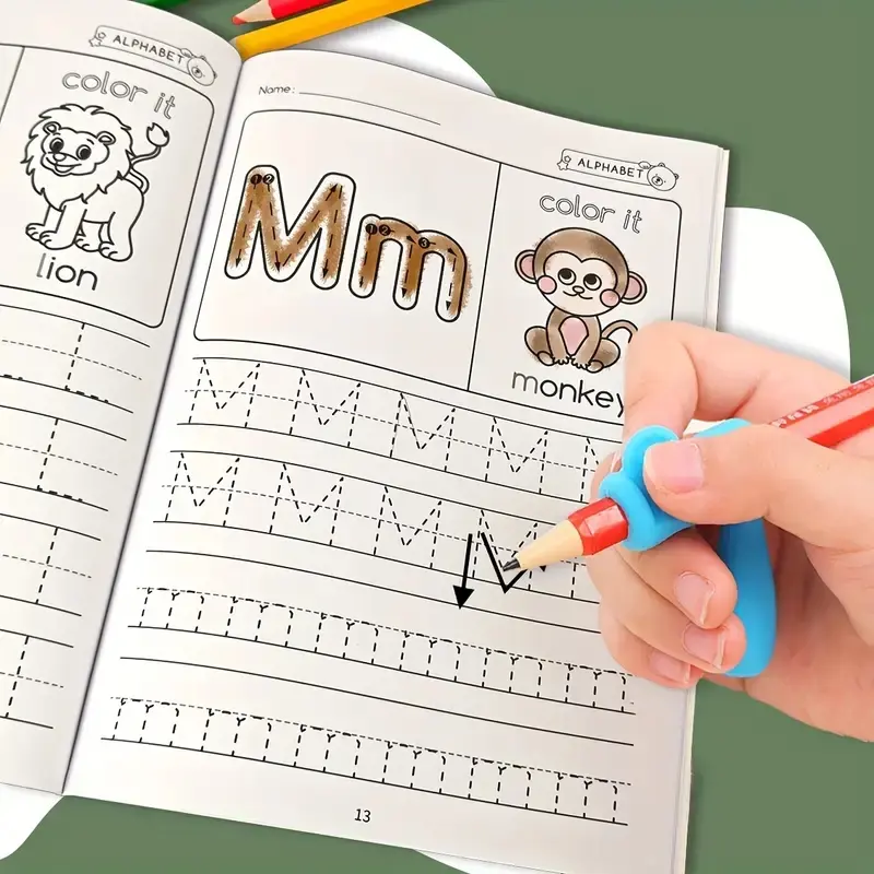 28-Page Abc Alphabet Tracing Workbook for Kids, A-Z Letter Practice, Fun Early Writing Book with Drawing Pages, Great Gift Idea! School Supplies, Tracing Preschool Books, Learning Tool, Teaching Supplies, Learning Materials