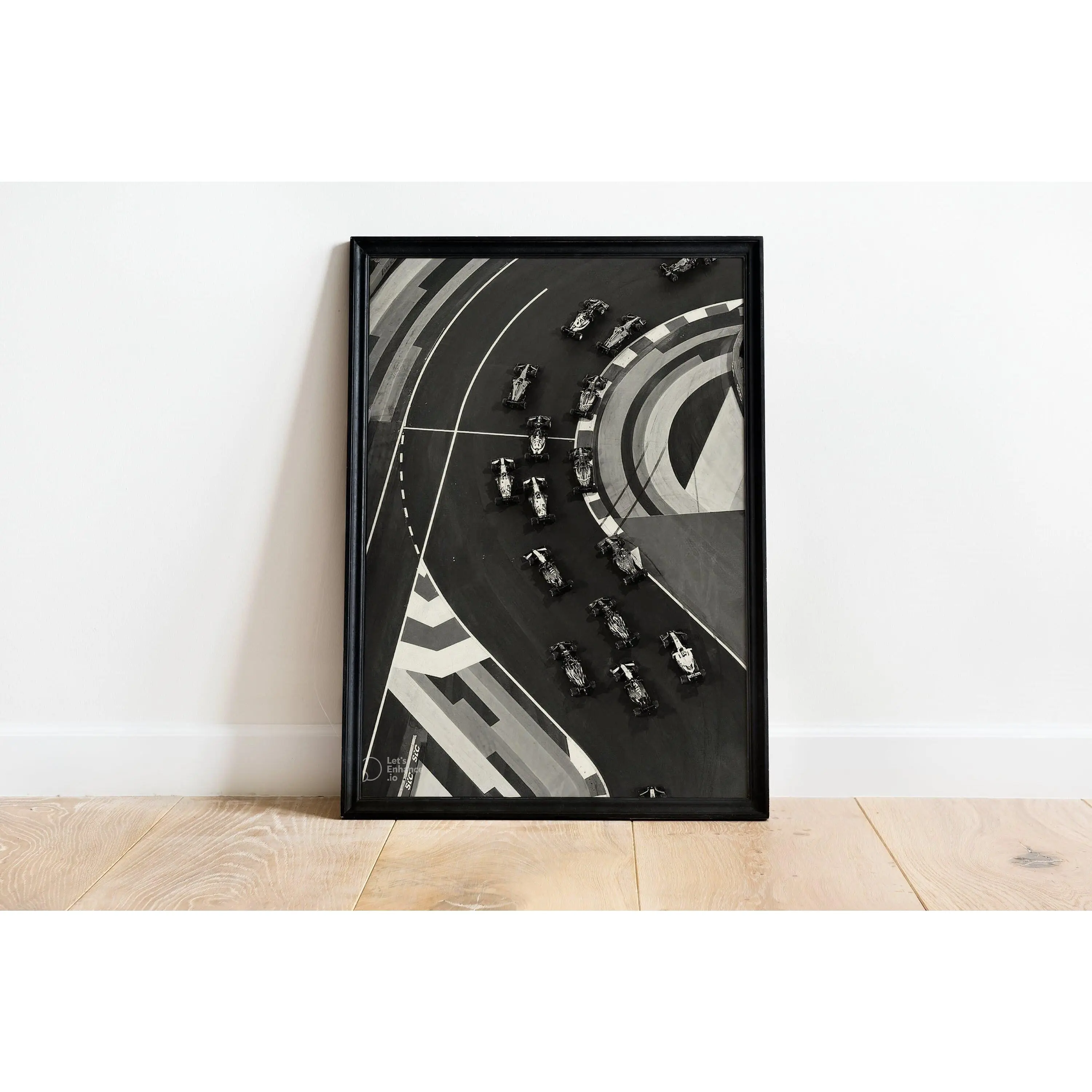 [Racing Decor - Sale Up To 40%] [Unframe] Formula 1 Drivers Poster Set, Max Verstappen Charles Leclerc Lewis Hamilton Wall Art, Black and White Racing Print, Motorsport Decor, Car Guy Gift