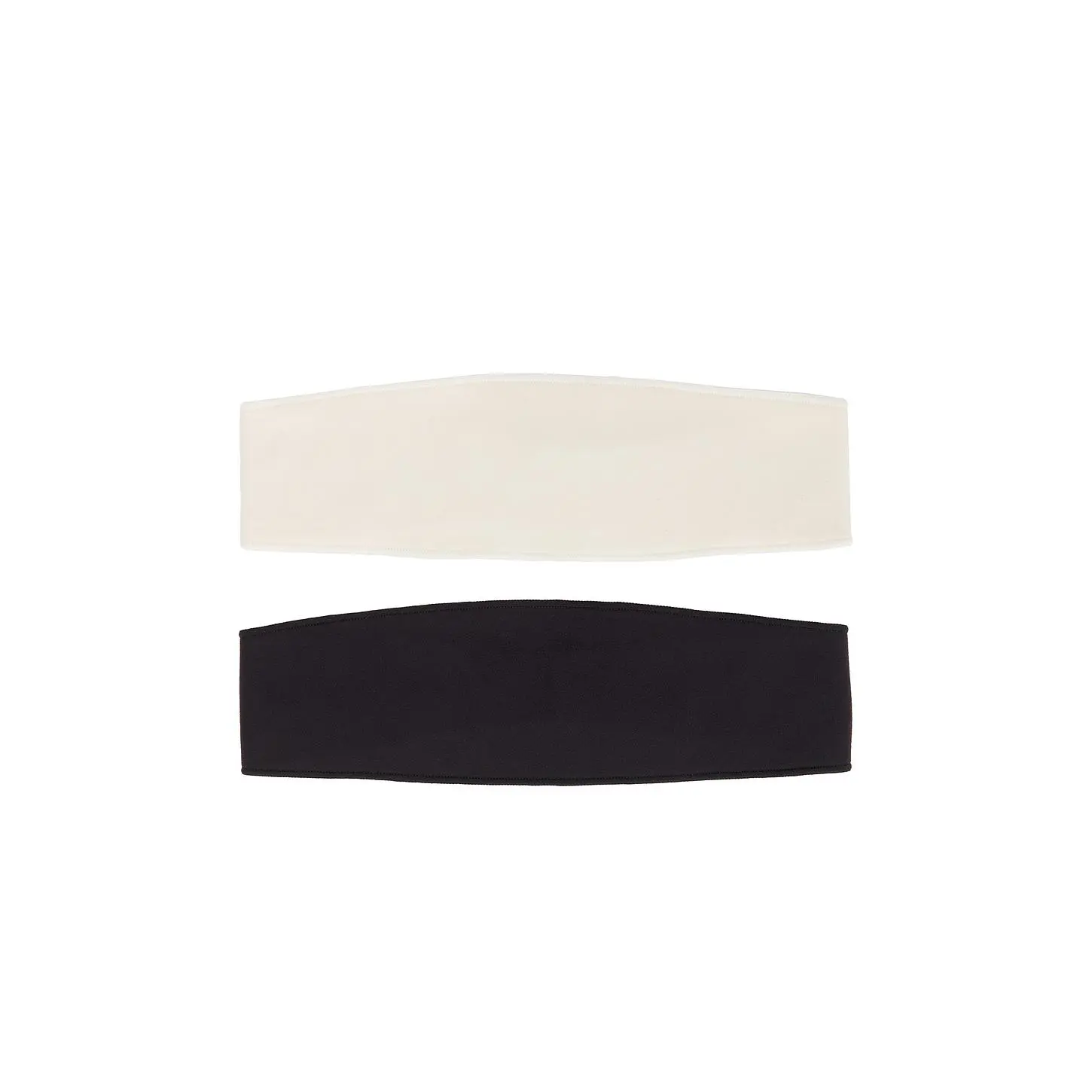 437 The Contour Headband in Black & Cream