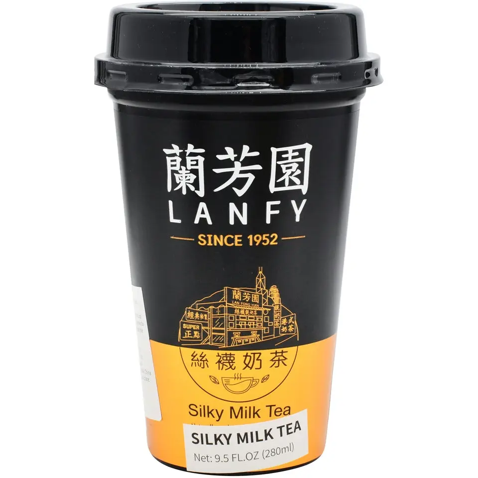 LAN Fong Yuen Ready-to-Drink Classic Hong Kong Tea-Cream Beverage - Smooth, Creamy, Milky, Rich Texture, Chill-Recommended Drink with Classic Taste