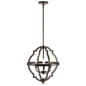 JONATHAN Y Tribeca Farmhouse Metal LED Floor Lamp; for Living Room,Bedroom, Kitchen, Office