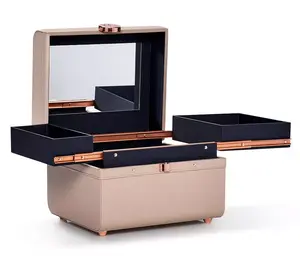 Caboodles Life & Style Versatile Elegant Small Train Makeup Cosmetic Storage Case