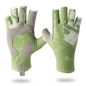 Anti-Slip Wear-Resistant Fishing Gloves, Fishing Gear Accessories for Men and Women, UV Protection for Sailing, Kayaking, Paddle Boarding, Boating Accessories