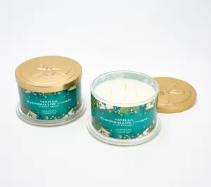 HomeWorx by Slatkin + Co. S/2 18oz Fa La La La Candles