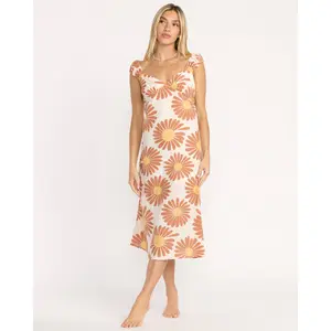 Shine On Midi Dress - Whitecap