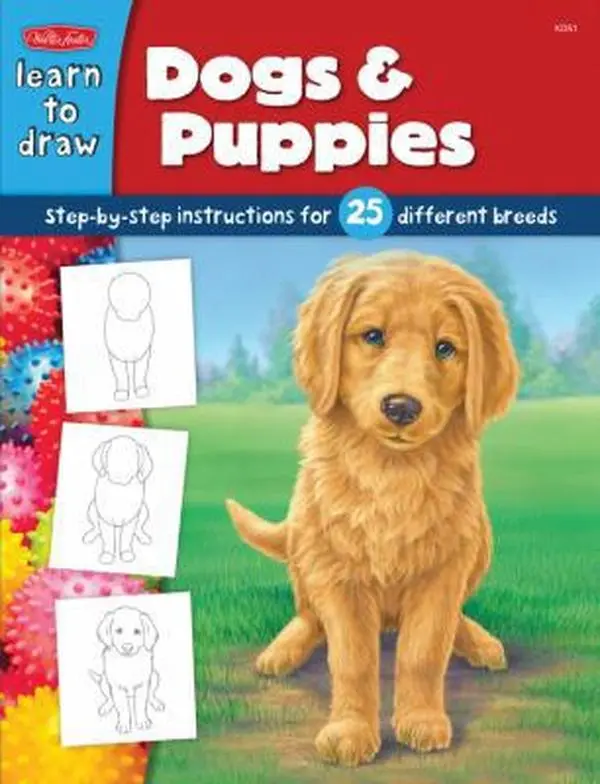 USED-Dogs & Puppies: Step-by-step instructions for 25 different dog breeds (Learn to Draw) by , 147448 (Paperback)