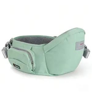 Ergonomic Hip Seat Carrier for Babies and Toddlers 0-3yrs, Safety Approved, Structured Support, Convenient Pockets, Feeding Aid, Durable YKK Zippers, Foam-Free Build