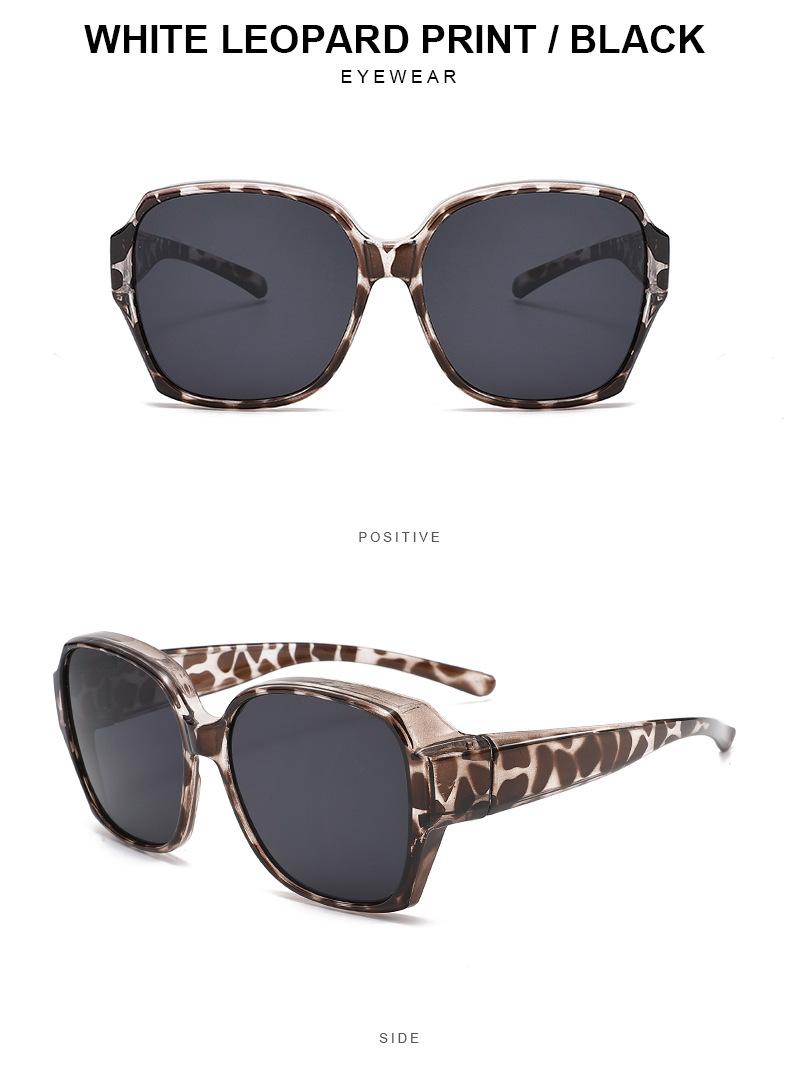 FitOver Sunglasses Unisex Style｜Polarized & UV Protection, Slip On & Cut Glare, Retro Oversized Fits Over Glasses. Secure Comfort Fit, All-Day Protection for Driving, Fishing & Travel & Outdoors & Daily
