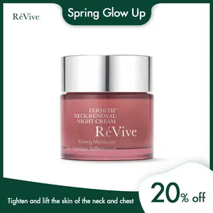【Spring Glow Up】RéVive Fermitif Neck Renewal Night Cream / Firming Moisturizer - Firms & Lifts Skin On the Neck and Décolletage - Enriched with Signature Bio-Renewal & Bio-Firming Peptides (75 ml/2.5 oz)