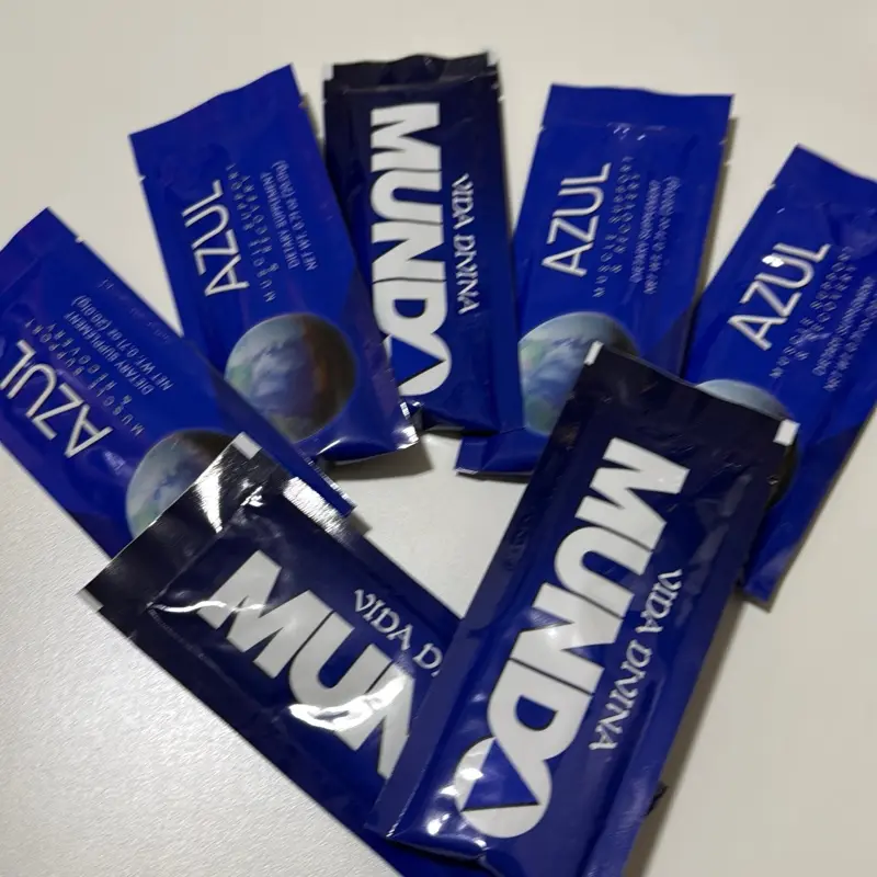 Mundo Azul – BCAA + Creatine for Muscle Support & Recovery Supplement by Vida Divina 7 individual sachets