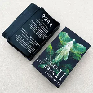 Angel Numbers Oracle Deck, Oracle Cards for Beginners, Spirituality, Inspiration, Meditation, Personal Growth, New Beginnings, Angel Number Affirmation Cards Deck, Tell You How to Live Your Life The Best Way, Affirmations Card Decks
