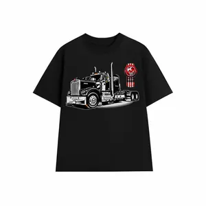Kenworth Highway King Cotton T-Shirt, Unisex Stylish Classic Prints, Sport Top, Bold Truck Graphic Design, Easy Fit For Outdoor Trips, Perfect Gift For Truckers Casual Fabric