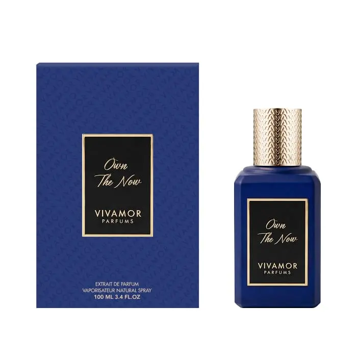 Vivamor Own The Now Extrait De Parfum - 100ml (3.4oz) Single Item Unisex Fragrance, with Notes of Sicilian Bergamot, Colombian Cardamom, and Tonka Bean
