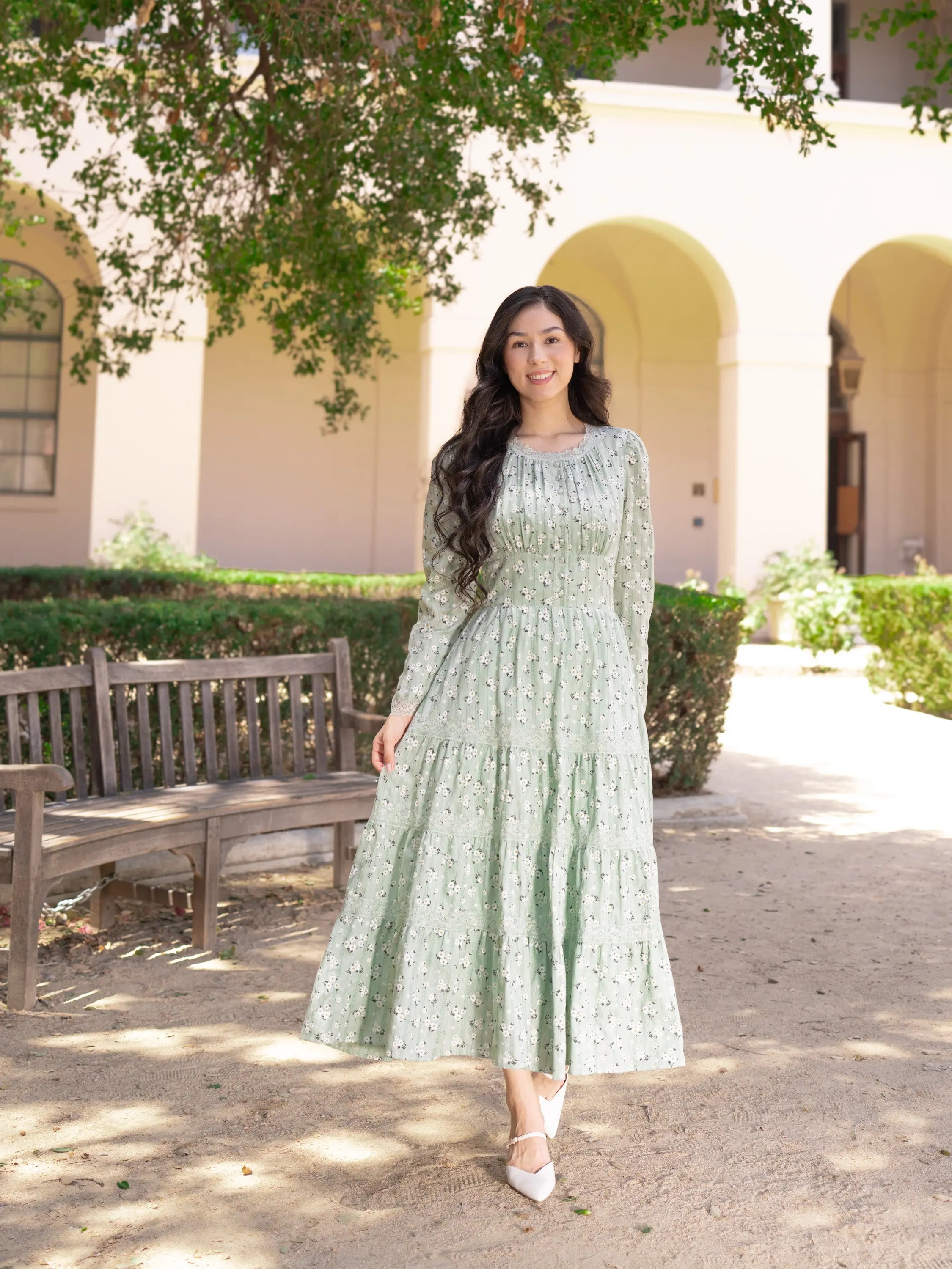 Morning Dew Dress - Soft Sage