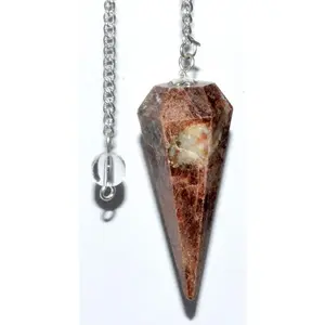 6-sided Garnet pendulum