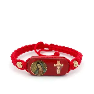 Our Lady of Guadalupe Red Handmade Bracelet
