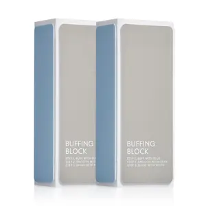 Minerals Professional  Buffing Block, 3 Ways Buffing Block The  for Shiny Nails, Manicure & Pedicure, Pack of 2