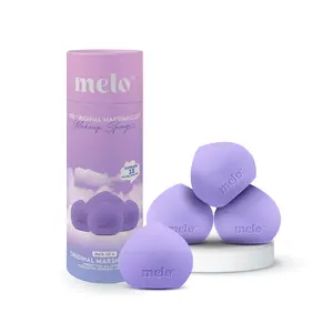 MELO️ The Original Marshmallow Makeup Sponge- PRO Pack of 4 (Periwinkle Purple)