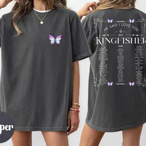 Quicksilver Book Kingfisher T-shirt Comfort Colors®, Fantasy Bookish Merch Inspired Fantasy Novel Apparel Romantasy Gift Quotes Shirt