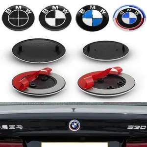 For BMW E46 E39 E90 E60 E36 F30 F10 E34 E30 F20 E92 M3 M4 M5 X6  Car Front Hood Badge Rear Trunk Sticker Emblem Auto Accessories