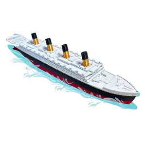 Titanic Break-Apart Model Kit, Diy Building Model, Detailed Titanic Ship Design, Perfect Gift for History Enthusiasts & Collectors, Easy-To-Construct Building Set