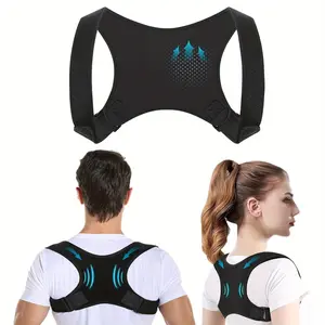Adjustable Posture Corrector Back Support Belt, Adjustable Straps, Breathable Anti-Slip Design, Unisex Lumbar Support for Men and Women, Gender Inclusive, Sitting Standing Travel