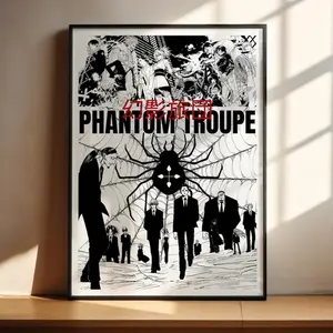 Hunter x Hunter Anime Poster - HxH Phantom Troupe Anime Art Print Anime Gifts