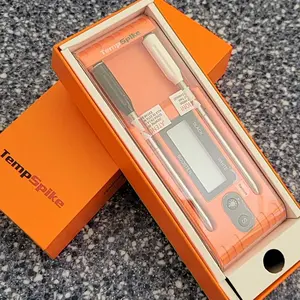 TempSpike Plus Digital Meat Thermometer with 600ft Bluetooth 5.2 Range & Color-Coded Probes for Cooking in Kitchenware