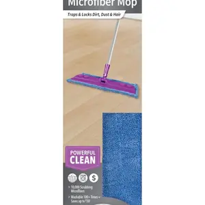 Rejuvenate Microfiber Mop with 10,000 Scrubbing Microfibers for Multi-Surface Dry Cleaning Pad Tool
