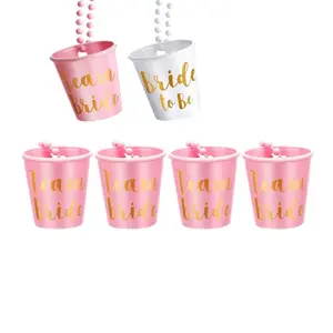 Bridal Party Gift Set, Party Supplies, 12-Piece & Shot Glass Necklace, Perfect for Bachelorette Parties & Weddings, Stylish Accessory, Party Favor Packs, Wedding Party Favors